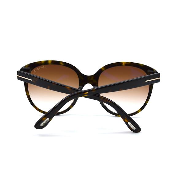 NEW TOM FORD TF957-D/S 52F HAVANA BROWN GRADIENT OVERSIZED AUTHENTIC SUN… - Picture 6 of 12